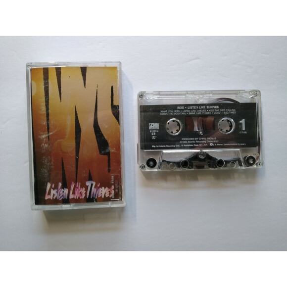 INXS Listen Like Thieves Cassette Tape Album What You Need New Wave Pop Rock - Picture 3 of 3